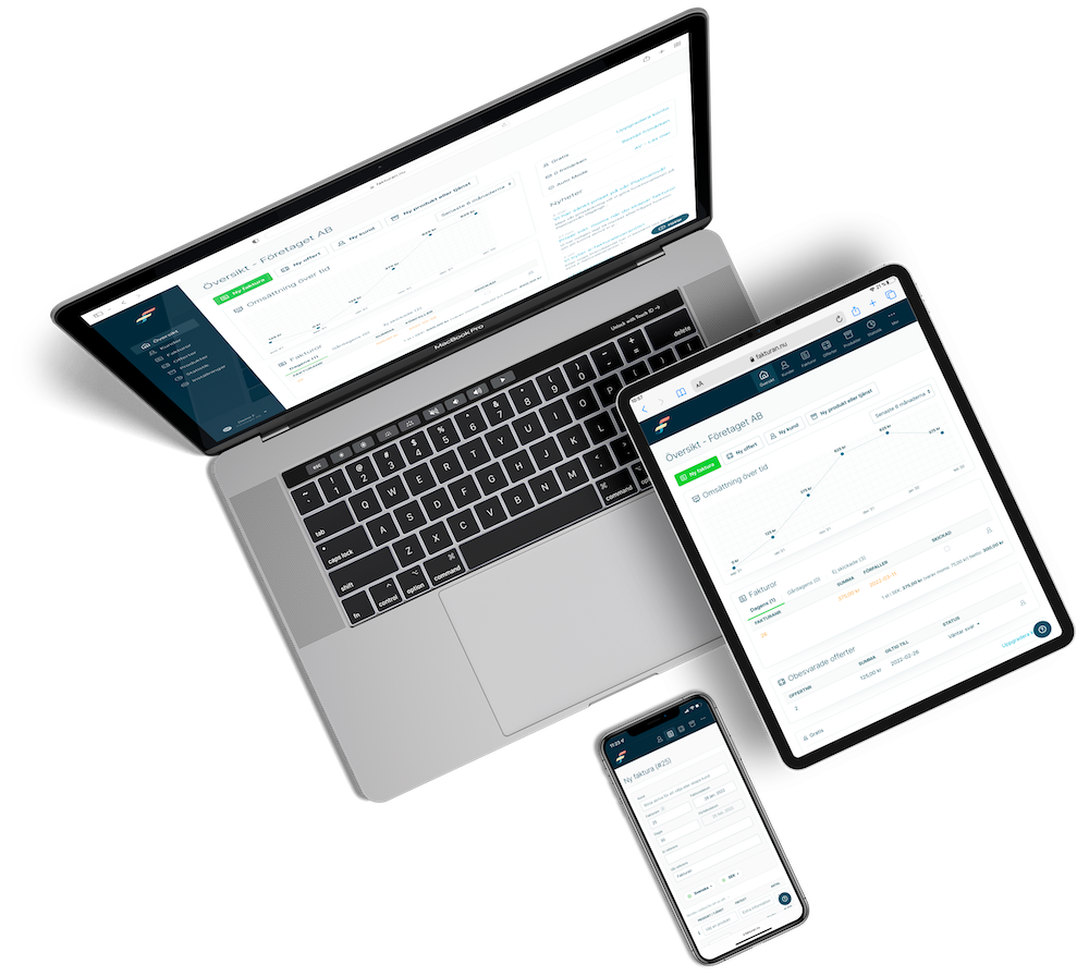 Faktureringsprogram från mobilen, datorn eller surfplattan