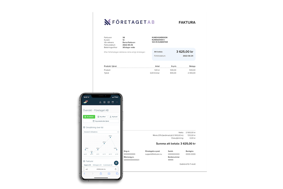 Faktureringsprogram från mobilen, datorn eller surfplattan