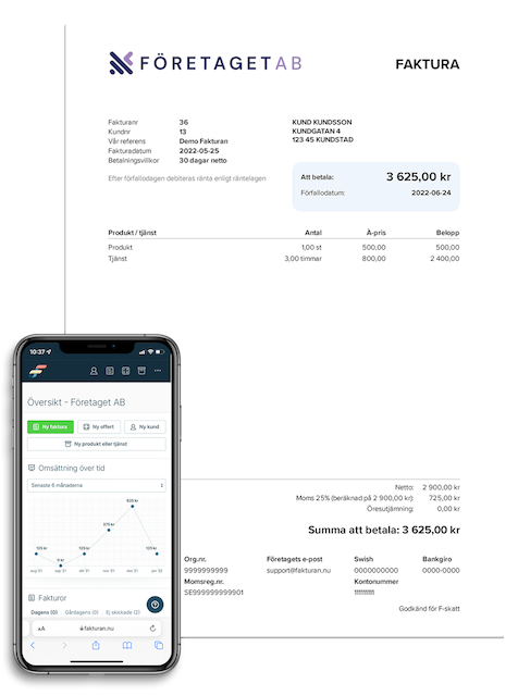 Faktureringsprogram från mobilen, datorn eller surfplattan